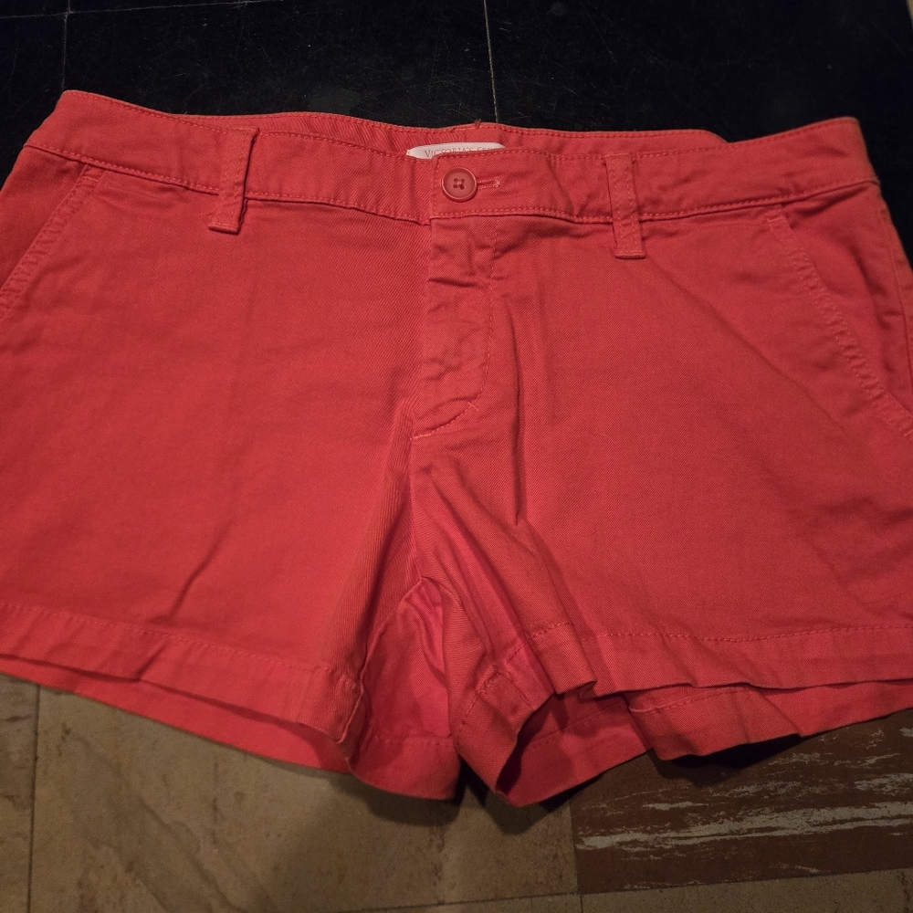 Victoria's Secret shorts burnt orange color.  Misses size 8/3.5 inches. NWOT